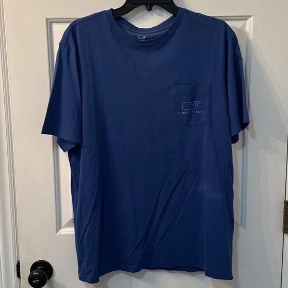 Women's/Unisex Vineyard Vines Pocket T-Shirt - Size Medium